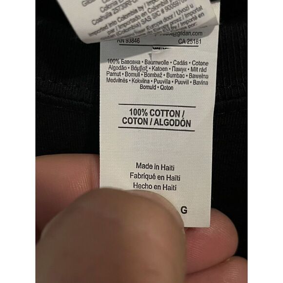 Redrum Shirt Mens Gildan Black Tee Short Sleeve Band Heavy Metal Rock Size Large - Picture 7 of 8